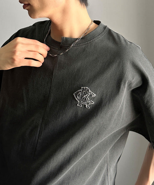 《JaVaジャバコラボ》【メンズ】綿100％!切替BODYロゴTシャツ（半袖） jm1330014