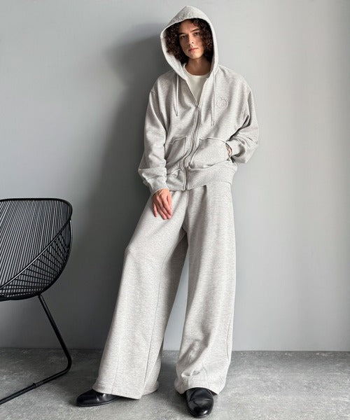 【Classical Origin】「シルエット推し。」アップリケデザインオーバーサイズスウェットパンツ／Applique Detail Oversized Sweatpants co1150046