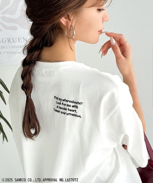【Sanrio characters/サンリオキャラクターズ】大人可愛い！かくれんぼシリーズランダム刺繍ビッグTシャツ（半袖） ce1350003