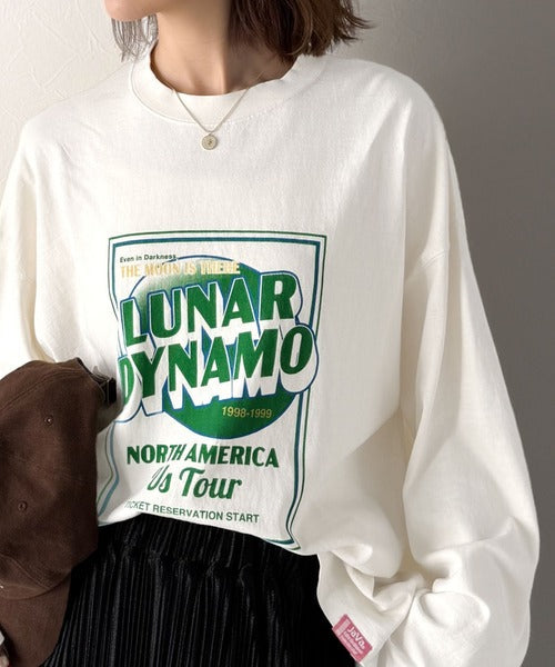 《JaVa ジャバコラボ》キャッチーな大人Tee。綿100%ピグメントロゴビッグTシャツ jv1029024