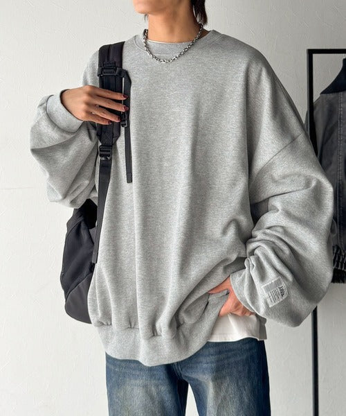 《JaVaジャバコラボ》トレンドを押さえたビッグシルエット。裏起毛 ビッグスウェット jm1050329