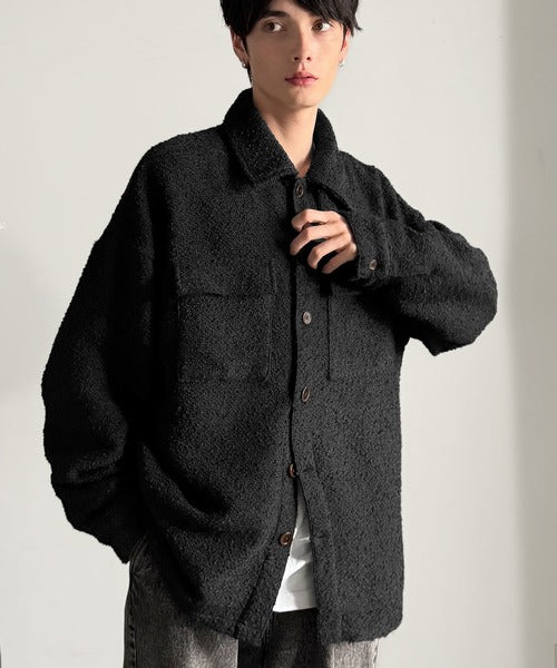 【Classical Origin】クラシカルなディテールと奥行きのある素材で魅せる。Boucle CPO Jacket／ブークレ―素材CPOジャケット co1010034