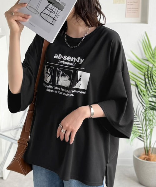 ただのTシャツで、終わらない。フォトグラフィックオーバーサイズダンボールTシャツ(半袖) ce1330075