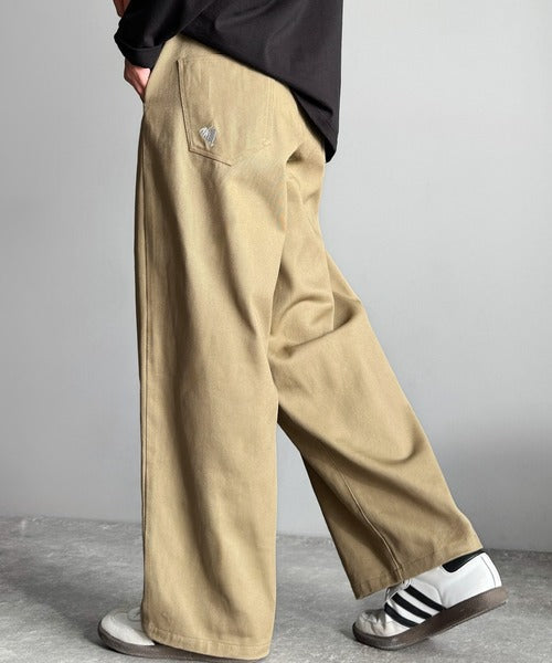 【Classical Origin】「オールシーズン大活躍。」 綿100％インツータック仕様ワイドバルーンパンツ／Inverted Two-Tuck Wide Balloon Pants co0780006