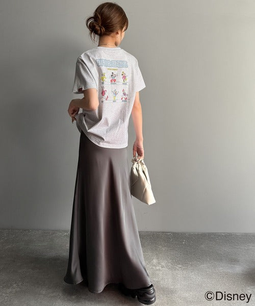 韓国風が今っぽい。ディズニーキャラクターデザイン半袖Tシャツ ce1330036