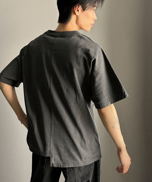 《JaVaジャバコラボ》【メンズ】綿100％!切替BODYロゴTシャツ（半袖） jm1330014