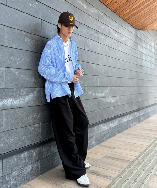 【Classical Origin】「進化系ベーシック。」セミカーブライン ワンタックスラックス／Curved Line One-Tuck Slacks co0780001