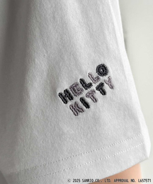 【Sanrio characters/サンリオキャラクターズ】綿100％!かわいい魅力サンリオキャラクターズ刺繍半袖Tシャツ ce1330035