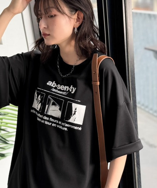 ただのTシャツで、終わらない。フォトグラフィックオーバーサイズダンボールTシャツ(半袖) ce1330075