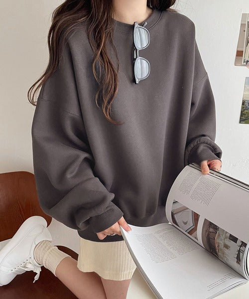 《Javaジャバコラボ》インパクト抜群！前後2wayフライトチェックインロゴ刺繍裏起毛スウェット jv1260294