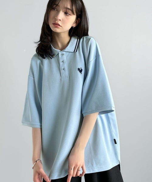 「洗練を纏う、上質な日常。」刺繍入りハイクオリティダブルフェイス素材ポロシャツ／Embroidered High-Quality Double Face Polo co1150026