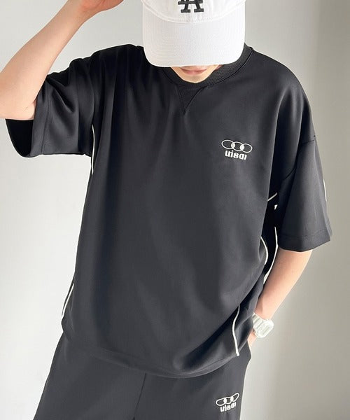 大人スポーティー。パイピングダンボールオーバTシャツ(セットアップ可能) sp1050176
