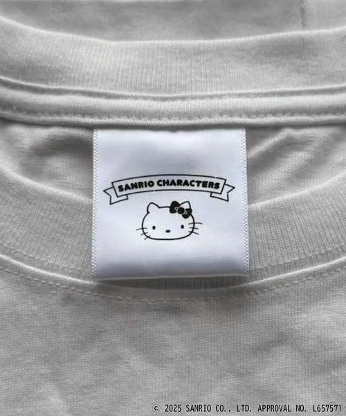 【Sanrio characters/サンリオキャラクターズ】綿100％!かわいい魅力サンリオキャラクターズ刺繍半袖Tシャツ ce1330035