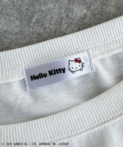 【Sanrio characters/サンリオキャラクターズ】大人可愛い推しアピール♪シルエット箔プリントTシャツ（半袖） ce1350005
