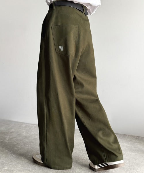 【Classical Origin】「オールシーズン大活躍。」 綿100％インツータック仕様ワイドバルーンパンツ／Inverted Two-Tuck Wide Balloon Pants co0780006