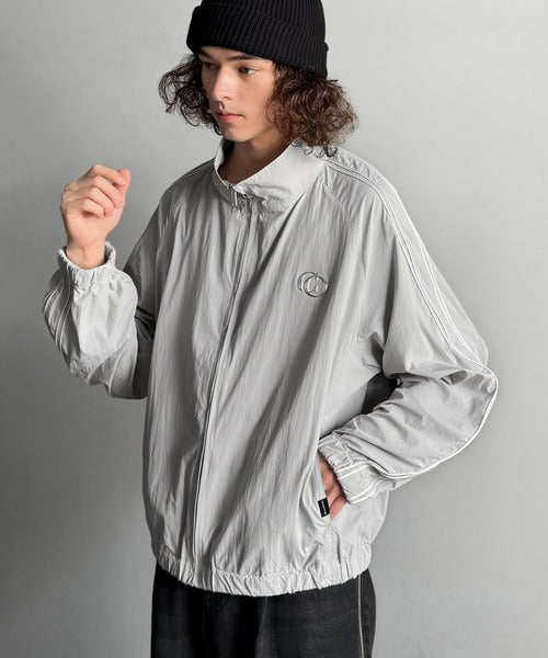 【Classical Origin】「大人ストリート。」サイドライン仕様ナイロントラックジャケット／Side Line Accents Nylon Track Jacket co1150063
