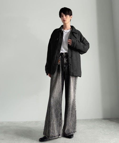 【Classical Origin】クラシカルなディテールと奥行きのある素材で魅せる。Boucle CPO Jacket／ブークレ―素材CPOジャケット co1010034