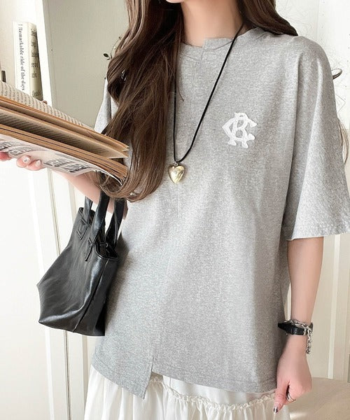 《JaVaジャバコラボ》綿100％!こだわり満載の自信アイテム☆切替BODYロゴTシャツ（半袖） jv1330014