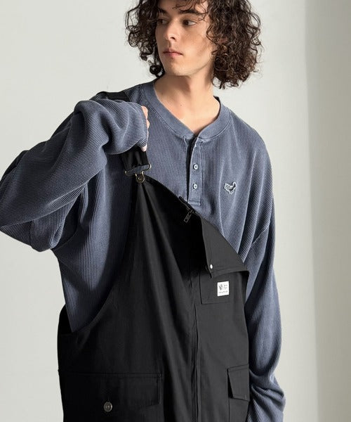 【Classical Origin】Front-Zip Loose Overalls／フロントジップ仕様ルーズオーバーオール co0780008
