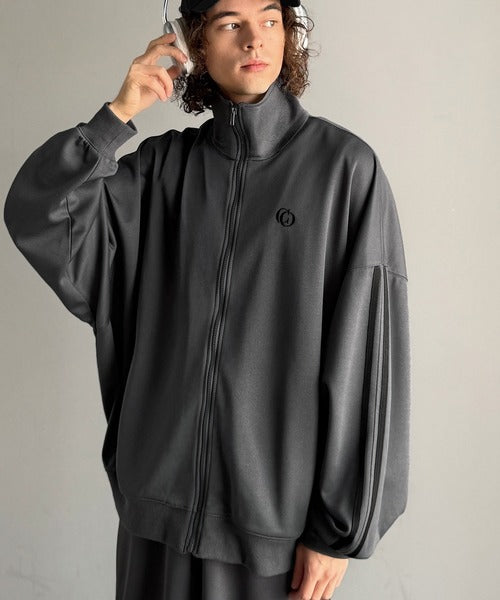 【Classical Origin】「ありそうでない。」サイドラインドルマンハイネックトラックジャケット／Side Lines Dolman High-Neck Track Jacket co1150048