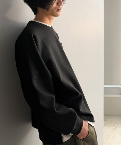 胸ポケット付きドルマンスリーブダンボールトップス / DOLMAN SLEEVE PULLOVER co1010073