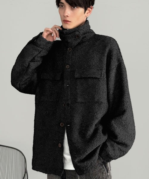 【Classical Origin】クラシカルなディテールと奥行きのある素材で魅せる。Boucle CPO Jacket／ブークレ―素材CPOジャケット co1010034