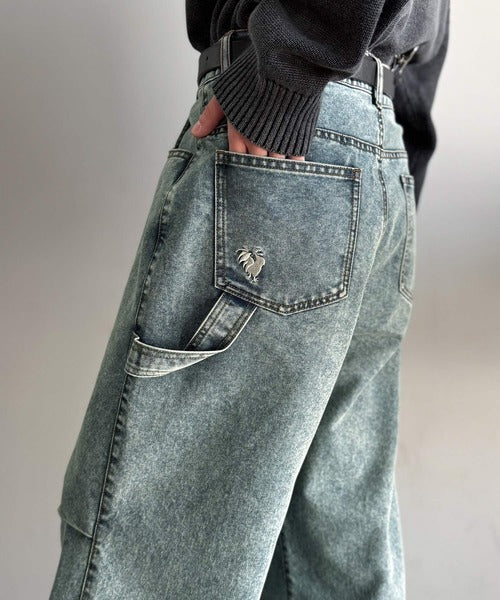 【Classical Origin】「こなれカジュアル。」ペインターパラシュートタックデニムパンツ／Painter Parachute Tuck Denim Pants co1150062