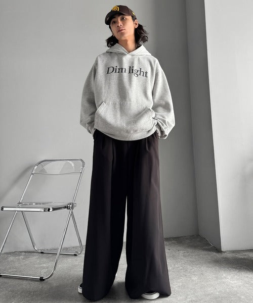 【Classical Origin】「フードの存在感。」裏起毛ロゴ＆スタッズ使いプルパーカー／Brushed Lining Logo＆Stud Accents Pullover Hoodie co1150071