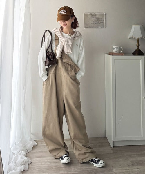 着回し力抜群♪リラックスシルエットで程よい抜け感◎胸刺繍ヘンリーネックトップス ce1020324