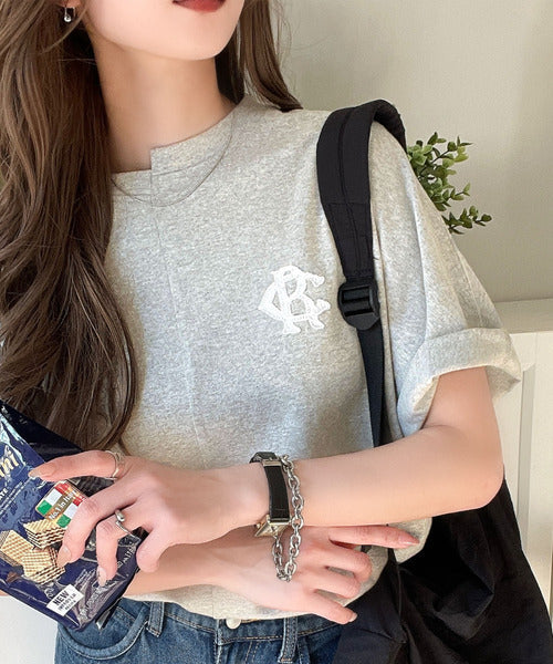 《JaVaジャバコラボ》綿100％!こだわり満載の自信アイテム☆切替BODYロゴTシャツ（半袖） jv1330014
