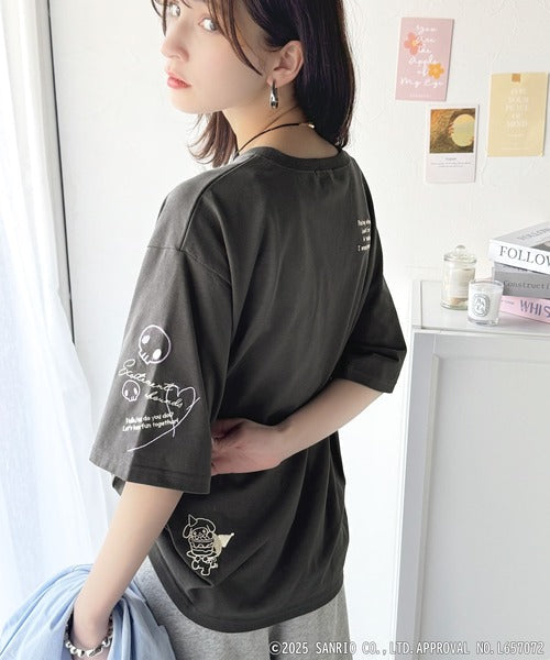 【Sanrio characters/サンリオキャラクターズ】大人可愛い！かくれんぼシリーズランダム刺繍ビッグTシャツ（半袖） ce1350003