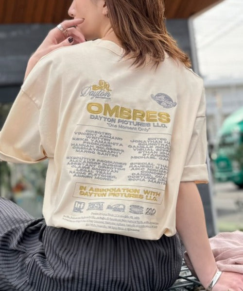 《JaVaジャバコラボ》お洒落見え抜群。大人カジュアルなゆったり半袖T。バック刺繍ビッグTEE（半袖） jv1260550