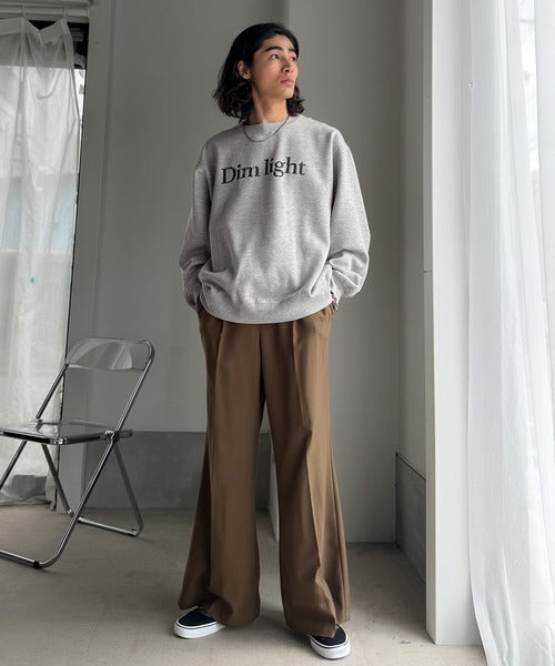 【Classical Origin】「冬の必需品。」裏起毛ロゴ使いスウェットトレーナー／Brushed Lining Logo Accents Sweatshirt co1150070