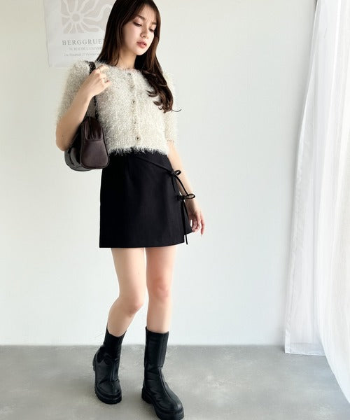 【mily bilet】華やかな印象をプラス。リボンデザインスコート mi1329022