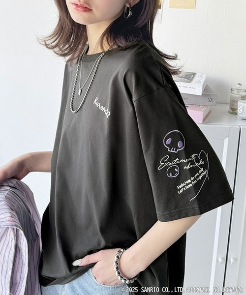【Sanrio characters/サンリオキャラクターズ】大人可愛い！かくれんぼシリーズランダム刺繍ビッグTシャツ（半袖） ce1350003