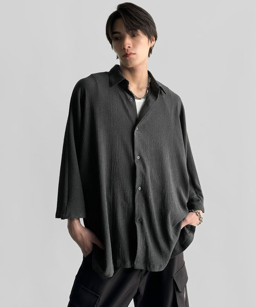 Wrinklefinish Dolman Sleeve Shirt／リンクル加工ドレープドルマンシャツ co1150009