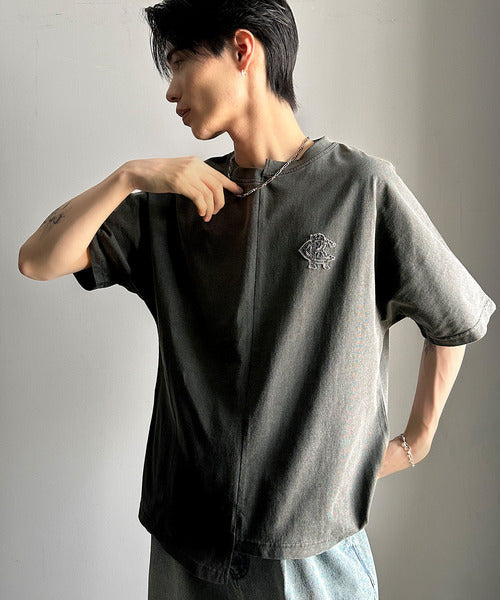 《JaVaジャバコラボ》【メンズ】綿100％!切替BODYロゴTシャツ（半袖） jm1330014