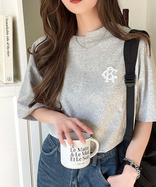 《JaVaジャバコラボ》綿100％!こだわり満載の自信アイテム☆切替BODYロゴTシャツ（半袖） jv1330014