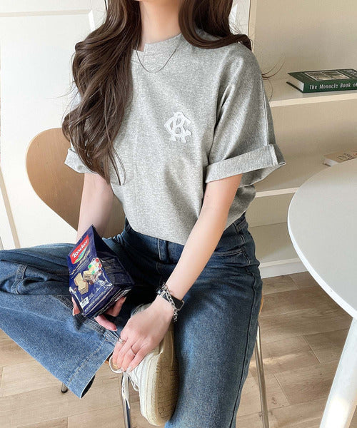 《JaVaジャバコラボ》綿100％!こだわり満載の自信アイテム☆切替BODYロゴTシャツ（半袖） jv1330014
