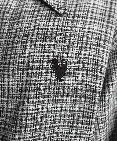 【Classical Origin】「今季トレンド。」ツイード素材ショート丈ジャケット／Tweed Short Jacket co1150060