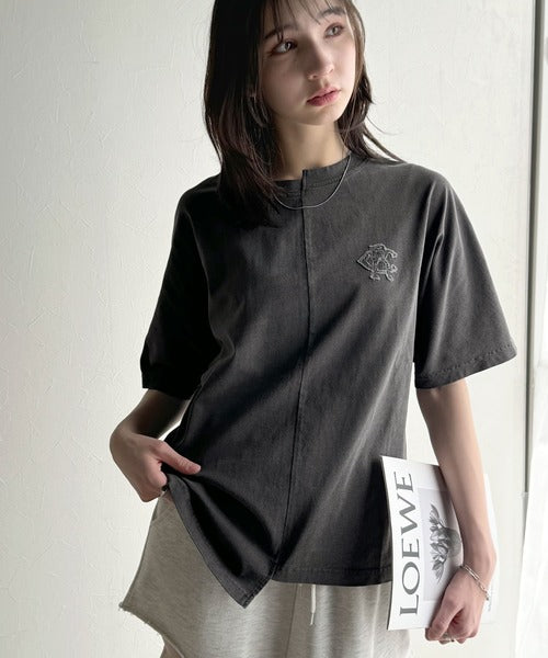 《JaVaジャバコラボ》【メンズ】綿100％!切替BODYロゴTシャツ（半袖） jm1330014