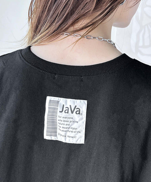 【JaVa ジャバコラボ】トレンドスタイル即完成!レイヤード風チュールコンビTシャツワンピース jv1260364