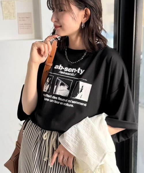 ただのTシャツで、終わらない。フォトグラフィックオーバーサイズダンボールTシャツ(半袖) ce1330075