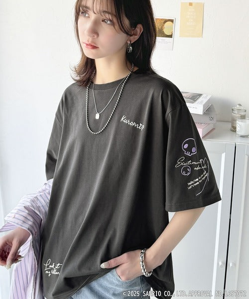 【Sanrio characters/サンリオキャラクターズ】大人可愛い！かくれんぼシリーズランダム刺繍ビッグTシャツ（半袖） ce1350003