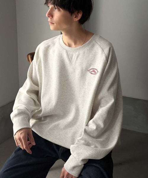 《JaVaジャバコラボ》背中で魅せる、俺。ラフに着てもサマになる。バックプリント刺繍スウェット（オーバーサイズ） jm1050404