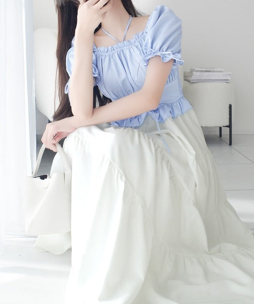 【mily bilet】女の子らしさ満開！マルチWAYドッキングティアードワンピース mi1139068