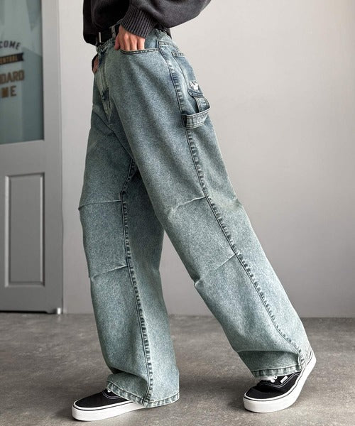【Classical Origin】「こなれカジュアル。」ペインターパラシュートタックデニムパンツ／Painter Parachute Tuck Denim Pants co1150062