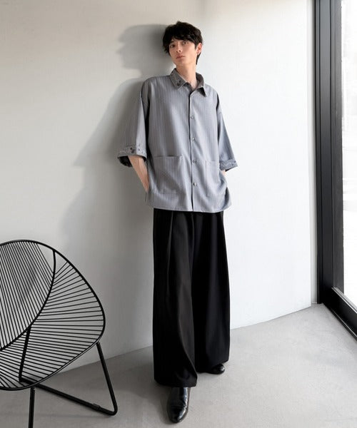 「魅せる服。」刺繍使いシャツジャケット/Embroidery Design Shirt Jacket co1010042