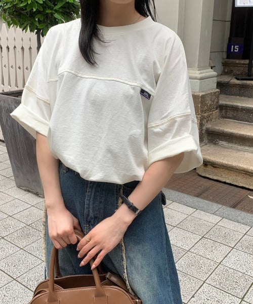 【JaVaコラボ】ユニセックスで着れちゃう。コットン100%半袖フットボールプルオーバー jv1050171