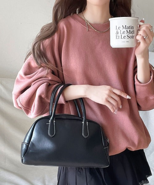 立体感のある刺繍がキャッチー。paeanバック刺繍BIG刺繍裏起毛スウェット ce1260217